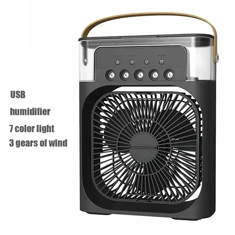 Ventilador umidificador difusor de aromas 3 em 1