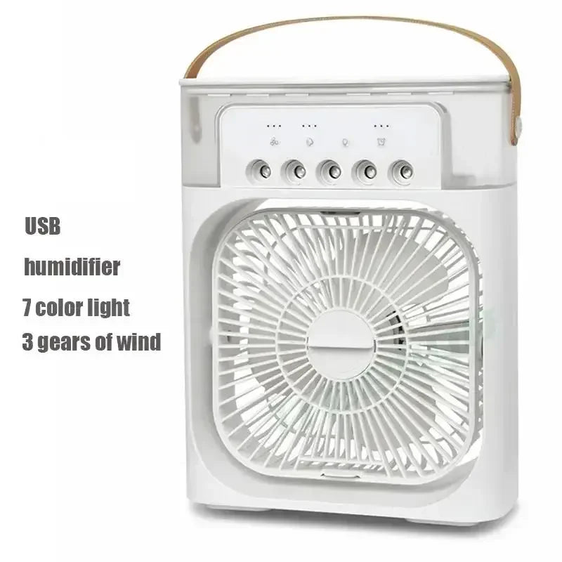 Ventilador umidificador difusor de aromas 3 em 1